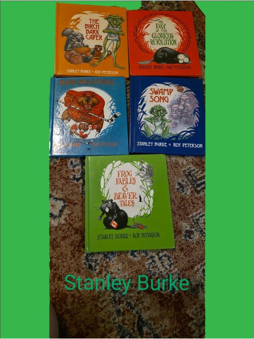 Vintage 1973 Classic Stories Book Set By Stanley Burke